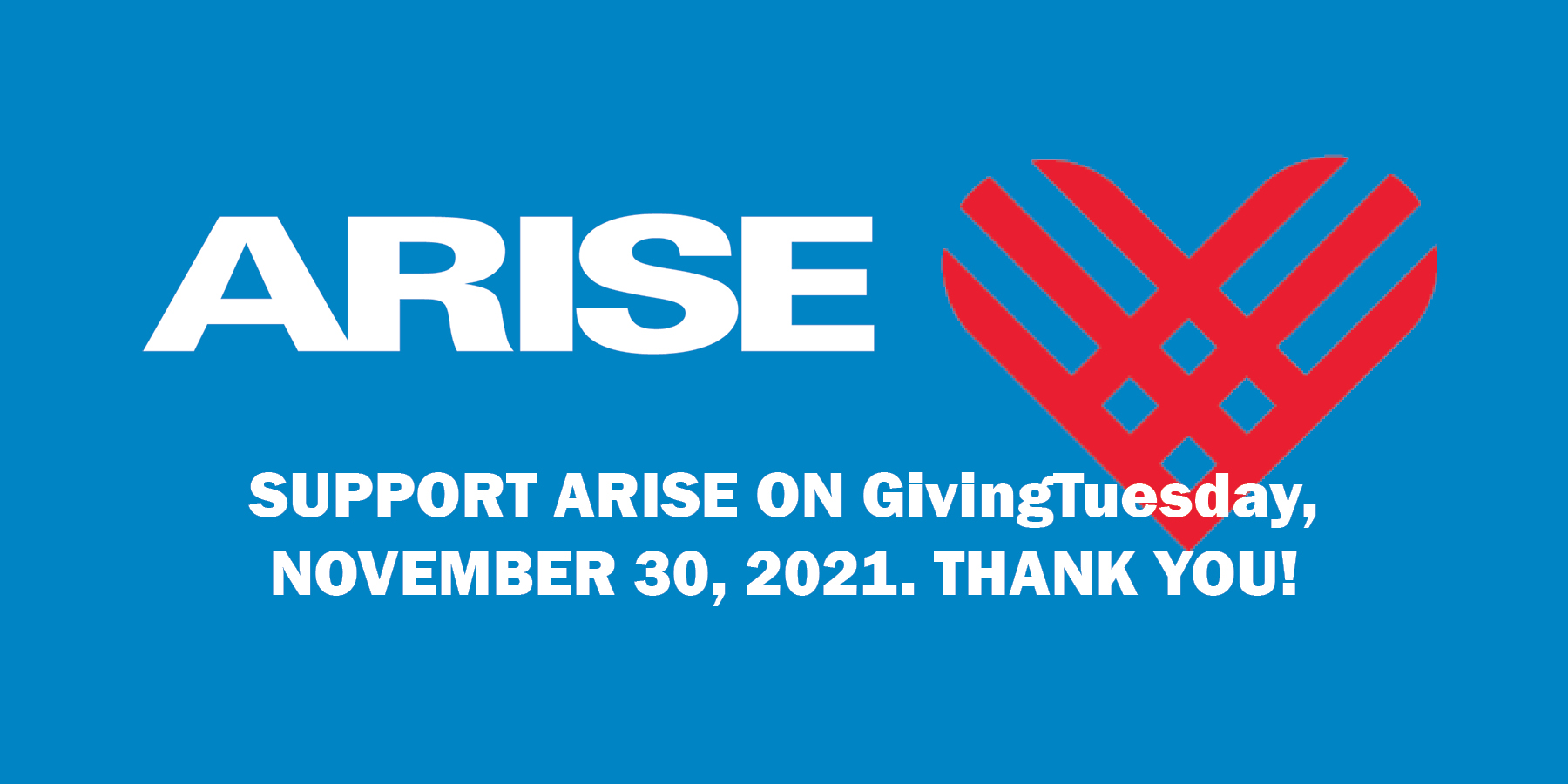 Support ARISE During Giving Tuesday